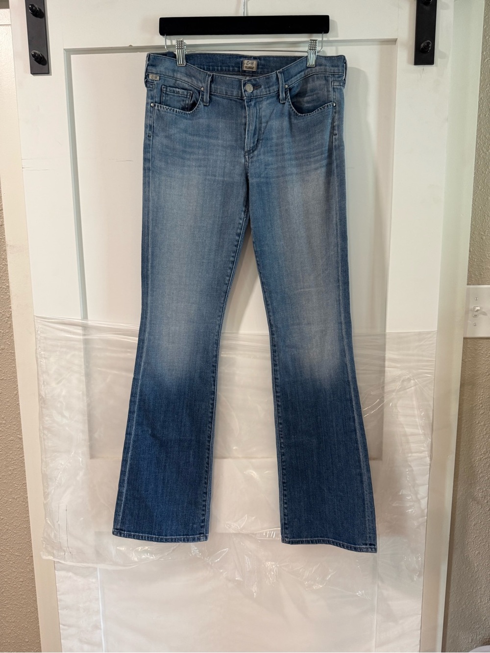 Citizens Of Humanity Faded Blue Bootcut Jeans